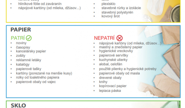 Aktuality / Harmonogram zberu komunálneho odpadu a pomôcky k triedeniu  - foto