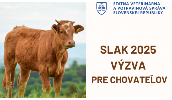 Registrácia chovu hospodárskych zvierat do 9.4.2025  - SLAK