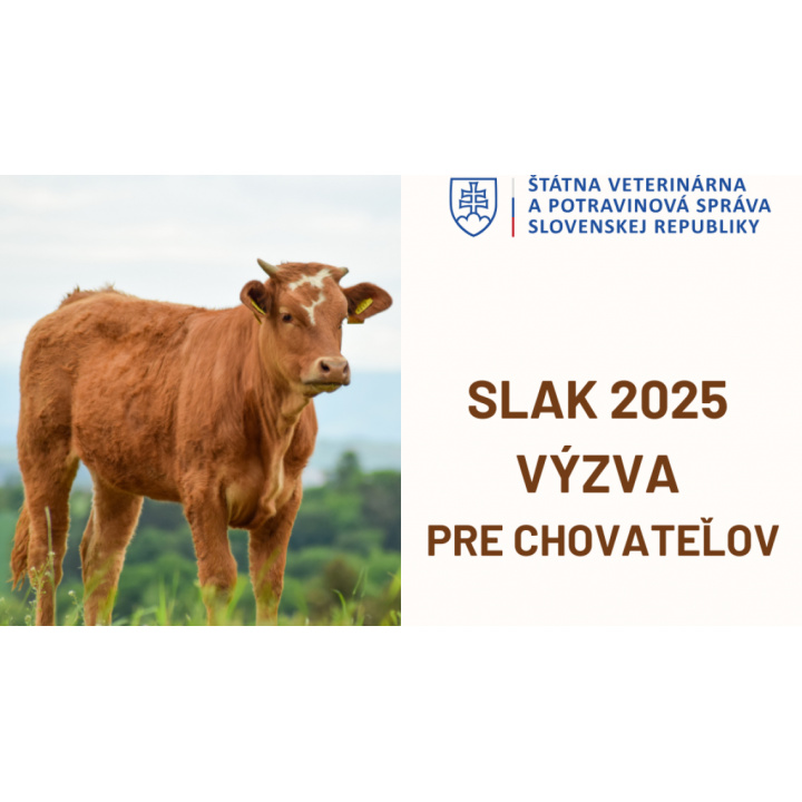 Registrácia chovu hospodárskych zvierat do 9.4.2025  - SLAK